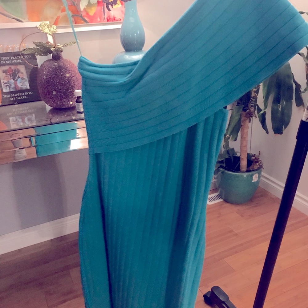 Beautiful teal colour dress